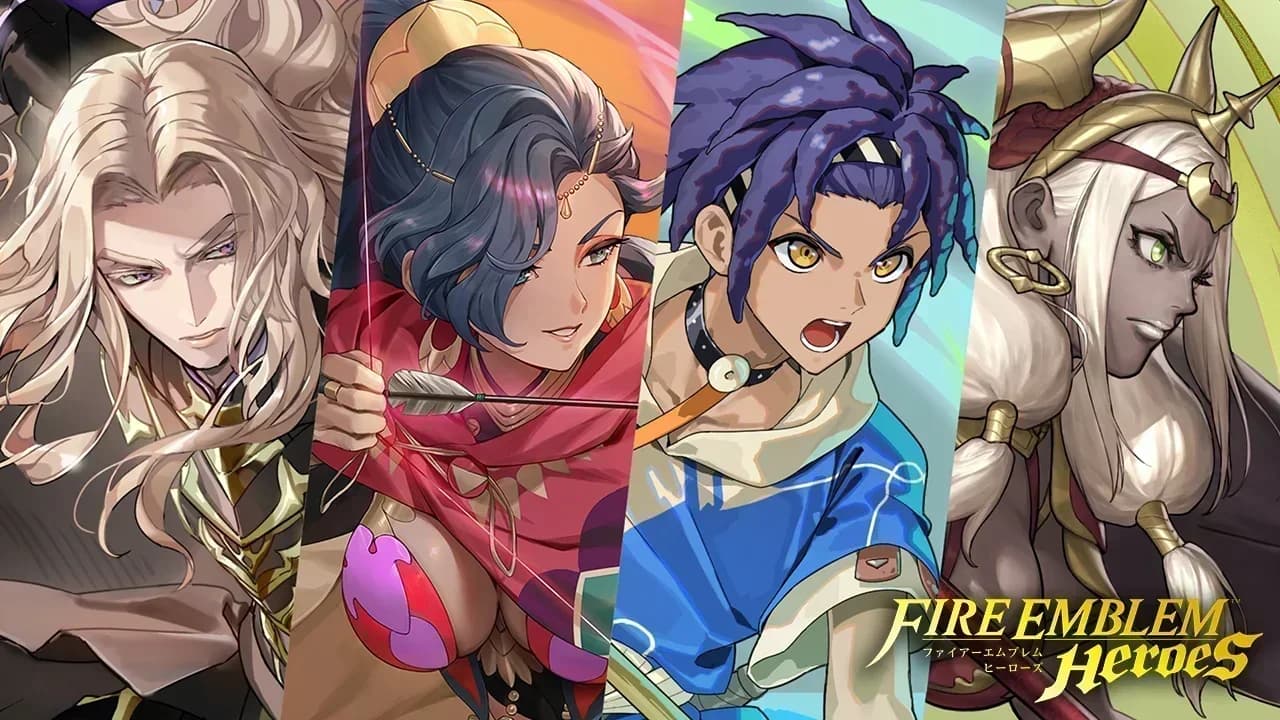 Fire Emblem: A Thousand Colors lleva a sus cuatro protagonistas a Fire Emblem Heroes