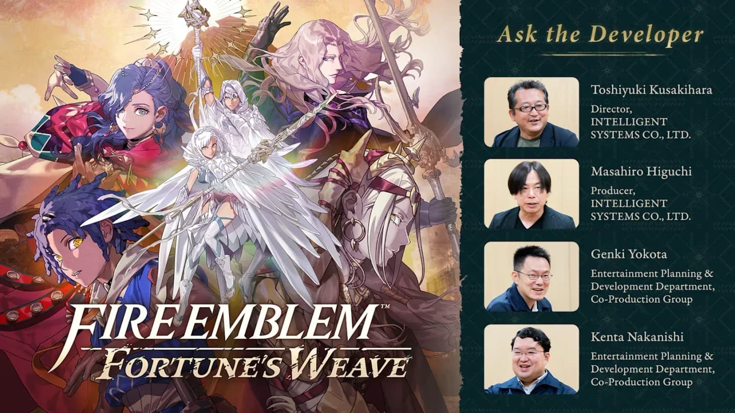 Nintendo detalla el diseño narrativo de Fire Emblem: Fortune's Weave en Ask the Developer