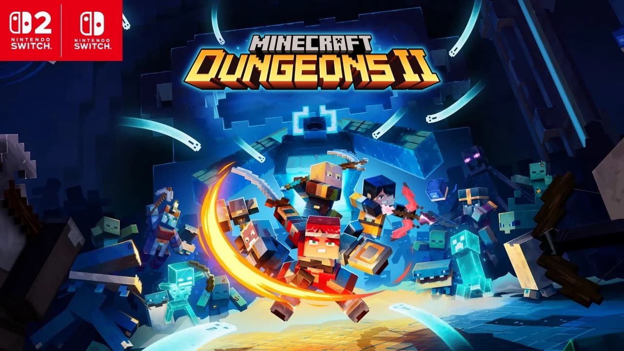 Minecraft Dungeons II ya está disponible en Switch 2 y Switch