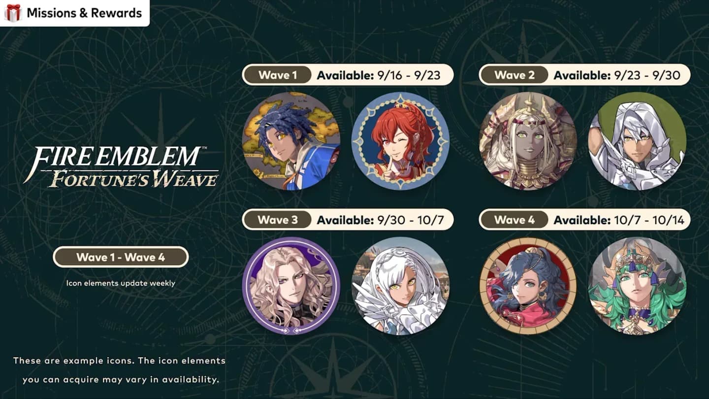 My Nintendo reparte iconos gratuitos de Fire Emblem: Fortune's Weave por Platinum Points