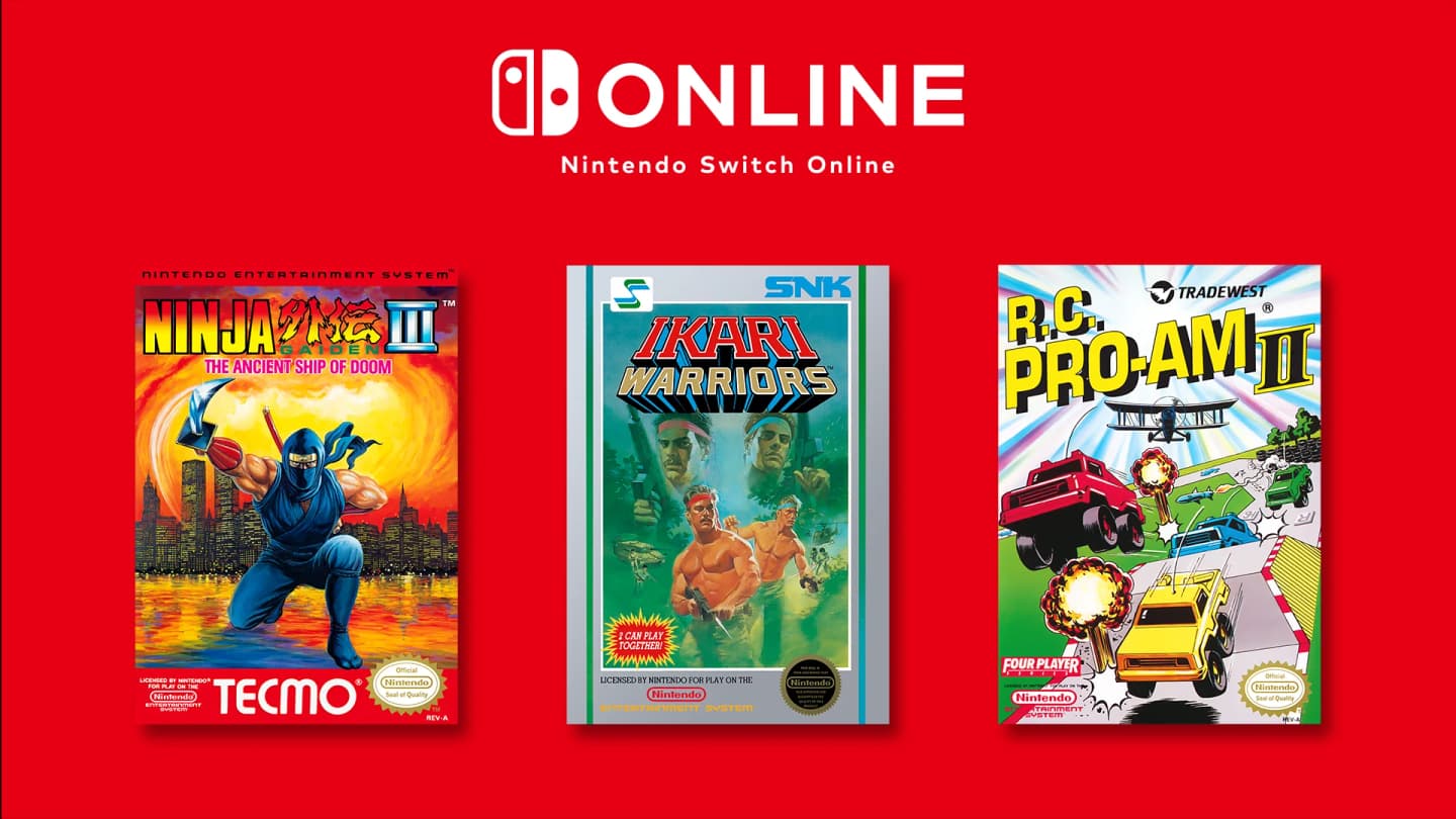 Nintendo Switch Online suma Ninja Gaiden III, Ikari Warriors y R.C. Pro-Am II a la colección NES