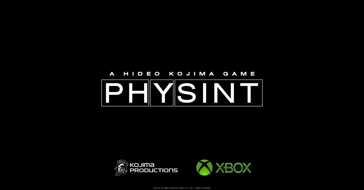 Xbox publicará Physint después de que PlayStation abandonara el proyecto, según Hideo Kojima